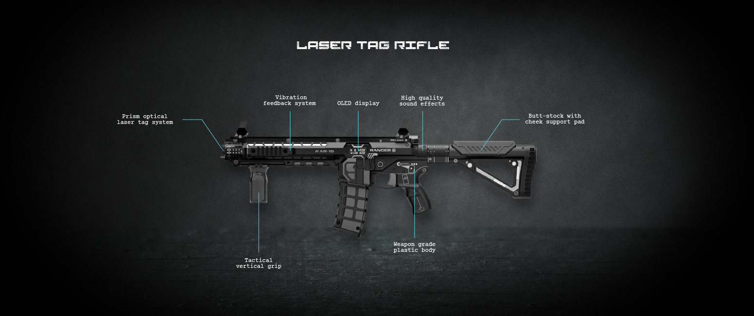 LASER TAG RIFLE